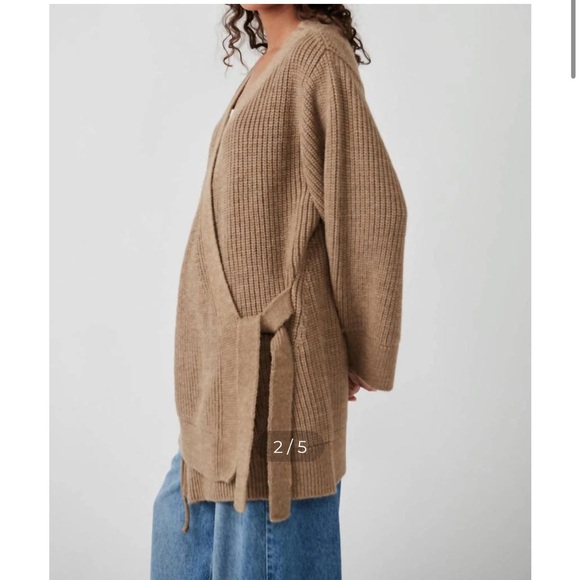 We The Free Tan obi Cardigan size XS - Picture 2 of 7